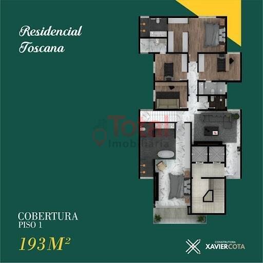 Apartamento à venda com 3 quartos, 193m² - Foto 12