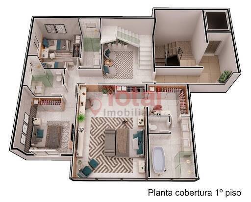 Apartamento à venda com 3 quartos - Foto 3