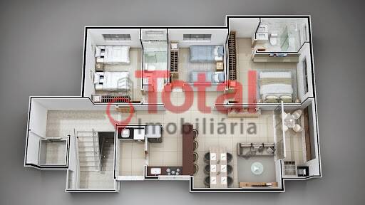 Apartamento à venda com 3 quartos - Foto 4