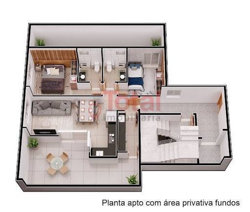 Apartamento à venda com 2 quartos - Foto 8